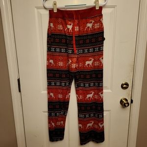Woman's Christmas Full Leg Flannel Pants, size L
